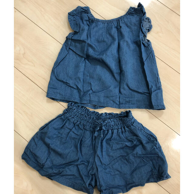 GLOBAL WORK(グローバルワーク)のGLOBALWORKセットアップ＋トップス キッズ/ベビー/マタニティのキッズ服女の子用(90cm~)(Tシャツ/カットソー)の商品写真