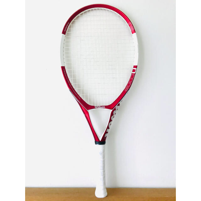 【美品】ウィルソン『Nコード N5／NCODE』テニスラケット／レッド／テニス肘