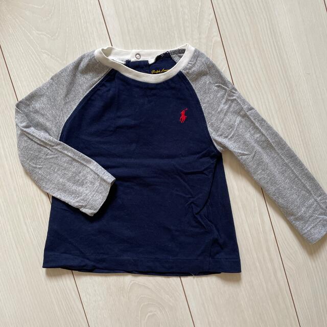 Ralph Lauren(ラルフローレン)のラルフローレン　長袖Tシャツ　サイズ12M キッズ/ベビー/マタニティのベビー服(~85cm)(Ｔシャツ)の商品写真