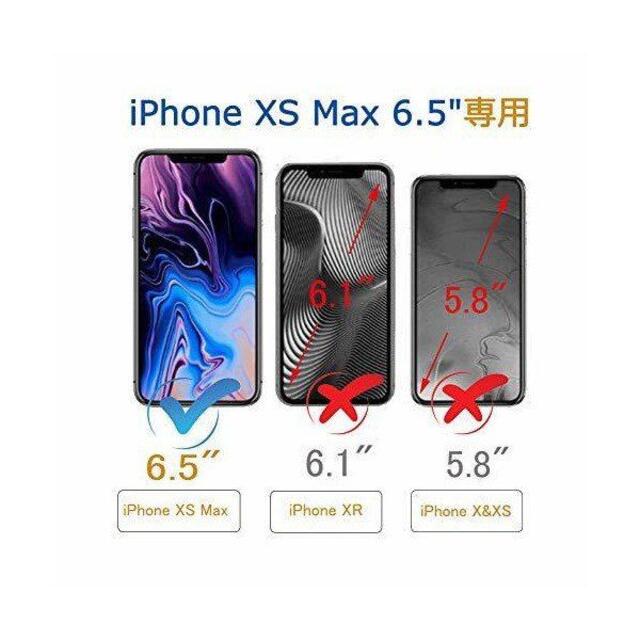 Apple iPhone Xs Max ガラスフィルム ２枚セット スマホ/家電/カメラのスマホアクセサリー(保護フィルム)の商品写真