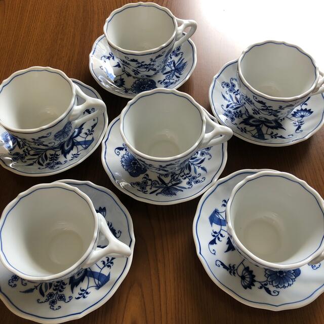 Blue Danube カップu0026ソーサー 6客 新品 半額SALE インテリア