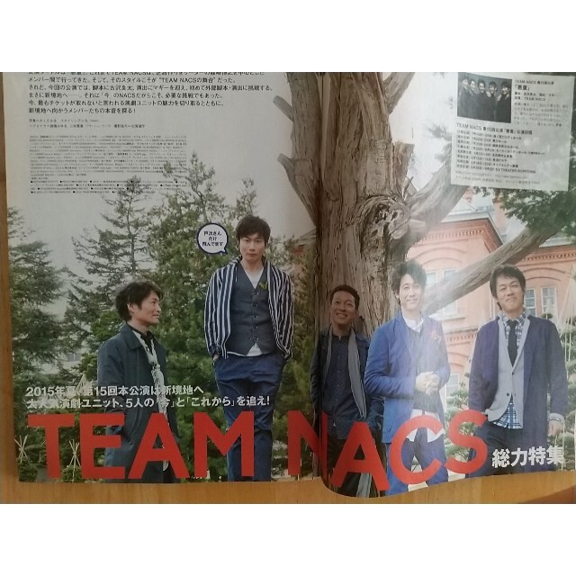 mint's　06月号　TEAM　NACS特集の通販　by　shop｜ラクマ　ダ・ヴィンチ　2015年