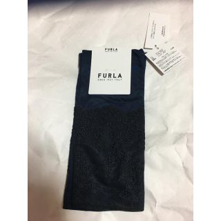 フルラ(Furla)のFURLA 手袋　ネイビー　ブラック(手袋)