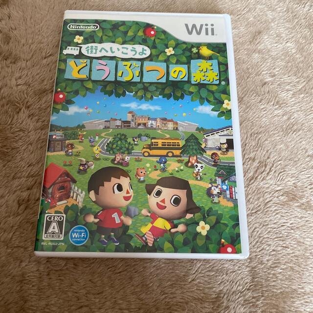 Wii(ウィー)の街へいこうよ どうぶつの森 Wii エンタメ/ホビーのゲームソフト/ゲーム機本体(家庭用ゲームソフト)の商品写真