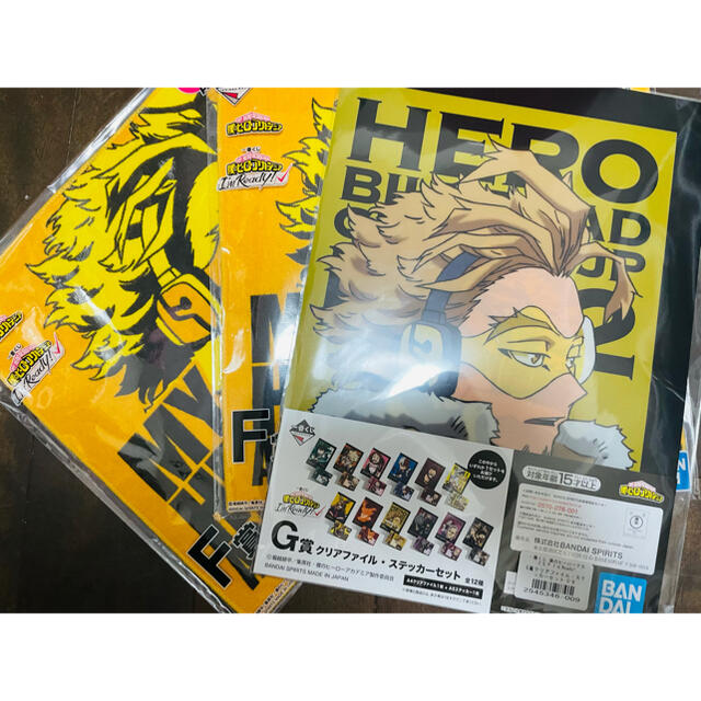 BANDAI(バンダイ)の僕のヒーローアカデミア　ホークス　3点セット エンタメ/ホビーのおもちゃ/ぬいぐるみ(キャラクターグッズ)の商品写真
