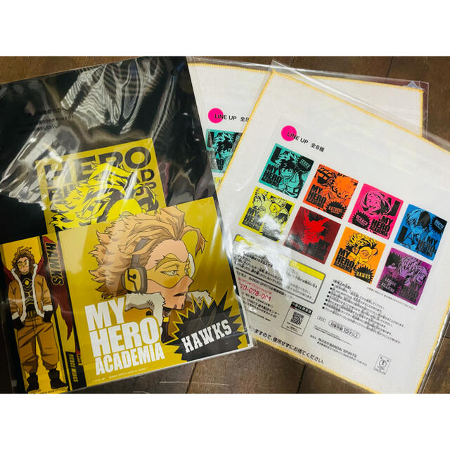 BANDAI(バンダイ)の僕のヒーローアカデミア　ホークス　3点セット エンタメ/ホビーのおもちゃ/ぬいぐるみ(キャラクターグッズ)の商品写真