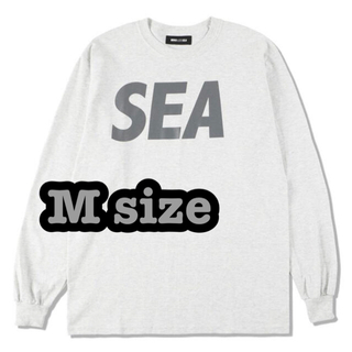 シー(SEA)のWIND AND SEA L/S T-SHIRT グレー Mサイズ(Tシャツ/カットソー(七分/長袖))