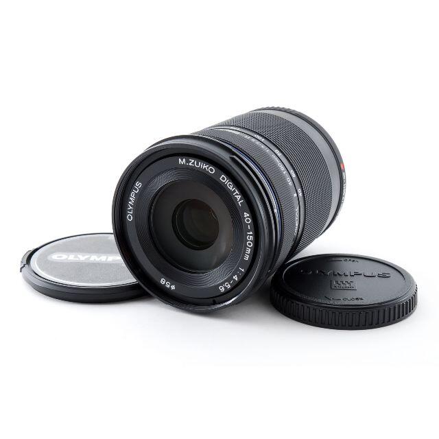 OLYMPUS(オリンパス)の❤E-PLシリーズ用望遠レンズ❤M.ZUIKO 40-150mm R ブラック スマホ/家電/カメラのカメラ(レンズ(ズーム))の商品写真