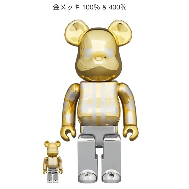 BE@RBRICK はっぴ 東京 金メッキ 100%&400%MCT