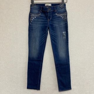 アバクロンビーアンドフィッチ(Abercrombie&Fitch)の「タグ付き新品未使用」アバクロキッズ　スキニー　(デニム/ジーンズ)