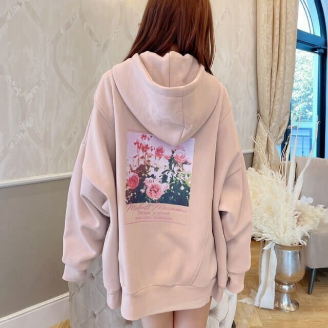 michellMacaron - バックプリントフーディの通販 by ®i's shop