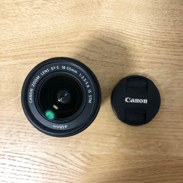 Canon(キヤノン)の【美品】 Canon EF-S18-55F3.5-5.6 IS STM スマホ/家電/カメラのカメラ(レンズ(ズーム))の商品写真