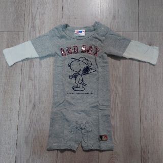 スヌーピー(SNOOPY)のスヌーピー ロンパース 70 レッドソックス SNOOPY REDSOX(ロンパース)