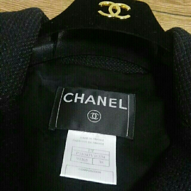 CHANEL(シャネル)の美品◆CHANELジャケット　シルク*/コットン レディースのジャケット/アウター(テーラードジャケット)の商品写真