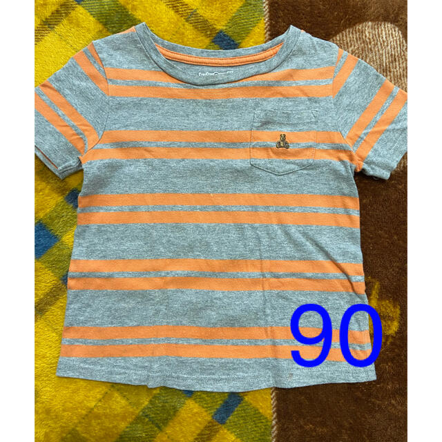 babyGAP(ベビーギャップ)のbaby Gap ボーダーTシャツ　90 キッズ/ベビー/マタニティのキッズ服男の子用(90cm~)(Tシャツ/カットソー)の商品写真