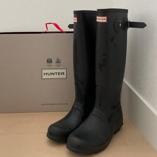 ハンター(HUNTER)の【着用1回】HUNTER ハンター レインブーツ UK6(レインブーツ/長靴)