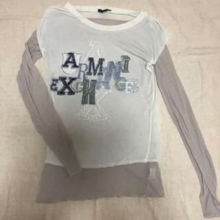 アルマーニエクスチェンジ(ARMANI EXCHANGE)のアルマーニエクスチェンジ　長袖　Tシャツ　S（日本Mサイズ）(Tシャツ(半袖/袖なし))