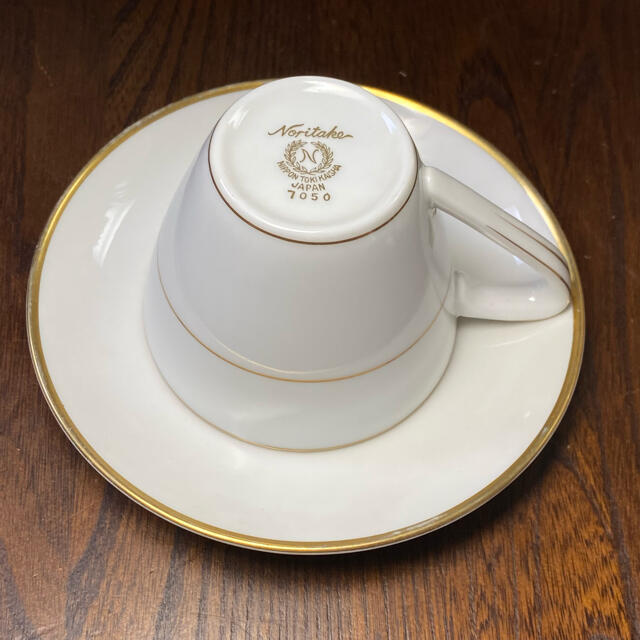 ノリタケ 7050 ティーポット カップソーサー4客 セット ヴィンテージ