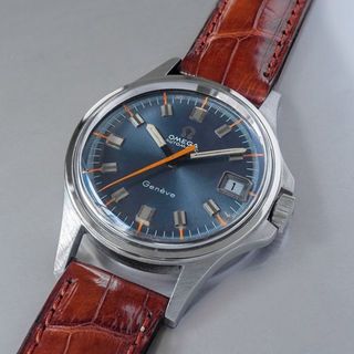 オメガ(OMEGA)の(604) 稼働美品 オメガ ジュネーブ アドミラルティ 日差1秒 1968年(腕時計(アナログ))