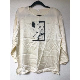 ヴィンテージ　サテン　Tシャツ(Tシャツ/カットソー(半袖/袖なし))