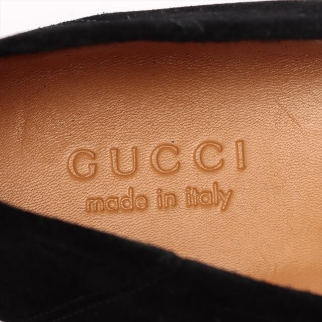 Gucci(グッチ)のグッチ ホースビット スエード 7.5 ブラック メンズ ローファー メンズの靴/シューズ(その他)の商品写真