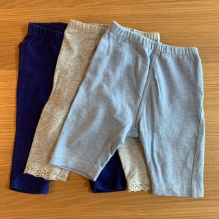 ユニクロ(UNIQLO)のユニクロ 西松屋 OLD NAVY レギンス3枚セット 70c 80c(パンツ)