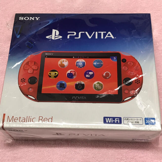 新品未使用絶版品★SONY PlayStation vitaメタリックレッド