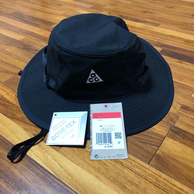 NIKE(ナイキ)の美品　acg ハット nike L XL 黒 gore tex メンズの帽子(ハット)の商品写真