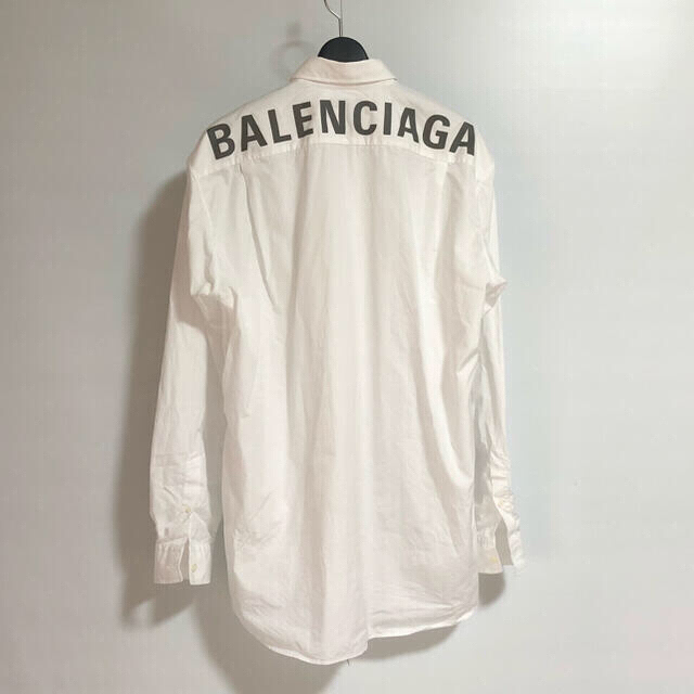 BALENCIAGA オーバーサイズ シャツ バックプリント 38