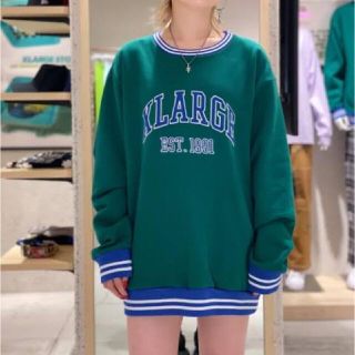XLARGE - xlarge rib line crewneck sweatの通販 by さおりんプロフ ...