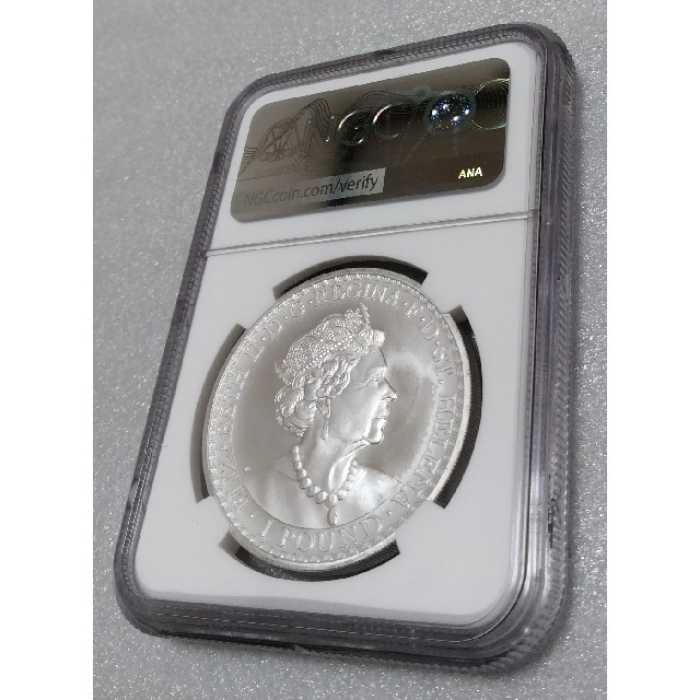 カテゴリ イギリス領 セントヘレナ 2020 ウナとライオン 銀貨 NGC MS68の通販 by ウィンター|ラクマ すると