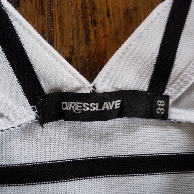 DRESSLAVE(ドレスレイブ)のドレスレイブボーダートップス レディースのトップス(カットソー(半袖/袖なし))の商品写真