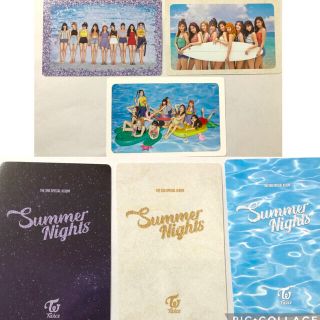 ウェストトゥワイス(Waste(twice))のtwice サマーナイト　summernights CD購入　特典トレカ　全員(K-POP/アジア)