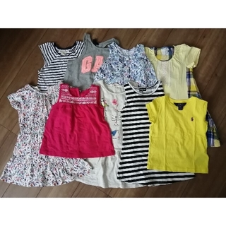 ベビーギャップ(babyGAP)のパンツセット追加　女の子　夏服　セット　110　4T(Tシャツ/カットソー)