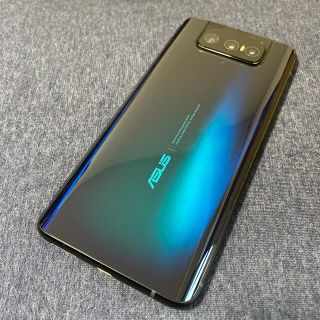 エイスース(ASUS)のASUS Zenfone7 ZS670KS ブラック 128GB 極美品(スマートフォン本体)