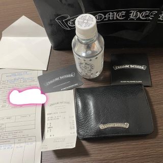 クロムハーツ(Chrome Hearts)のクロムハーツ　ジョーイブラック　折り財布　CHROME HEATS(折り財布)