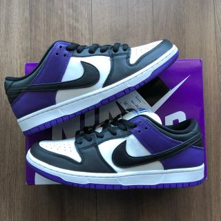 ナイキ(NIKE)の新品 NIKE SB DUNK LOW PRO COURT PUEPLE(スニーカー)