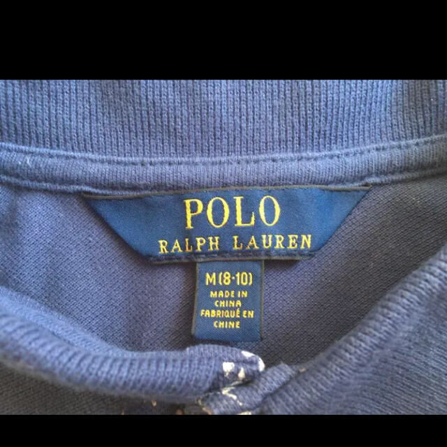 POLO RALPH LAUREN(ポロラルフローレン)のラルフローレン  ポロシャツ　M 8〜10 キッズ/ベビー/マタニティのキッズ服女の子用(90cm~)(Tシャツ/カットソー)の商品写真