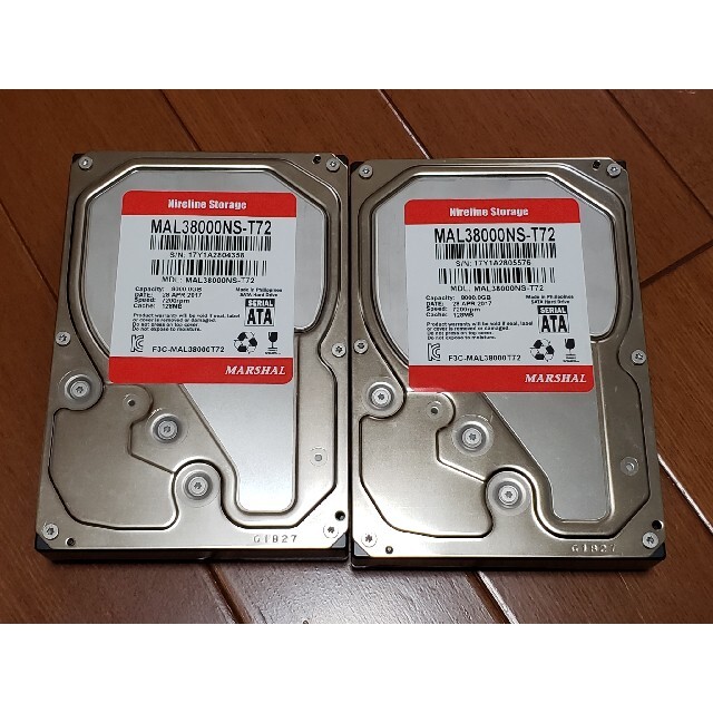 HDD 8TB 2台