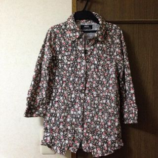 バックス(BACKS)のBACKS 花柄7分袖シャツ(シャツ/ブラウス(長袖/七分))