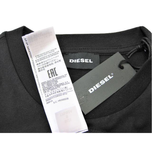 DIESEL(ディーゼル)のDIESEL メンズ Ｔシャツ Sサイズ T-DIEGO-S13 ブラック メンズのトップス(Tシャツ/カットソー(半袖/袖なし))の商品写真