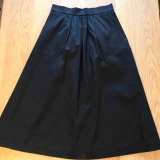 ザラ(ZARA)の美品　ZARA ブラックスカート　XS(ひざ丈スカート)