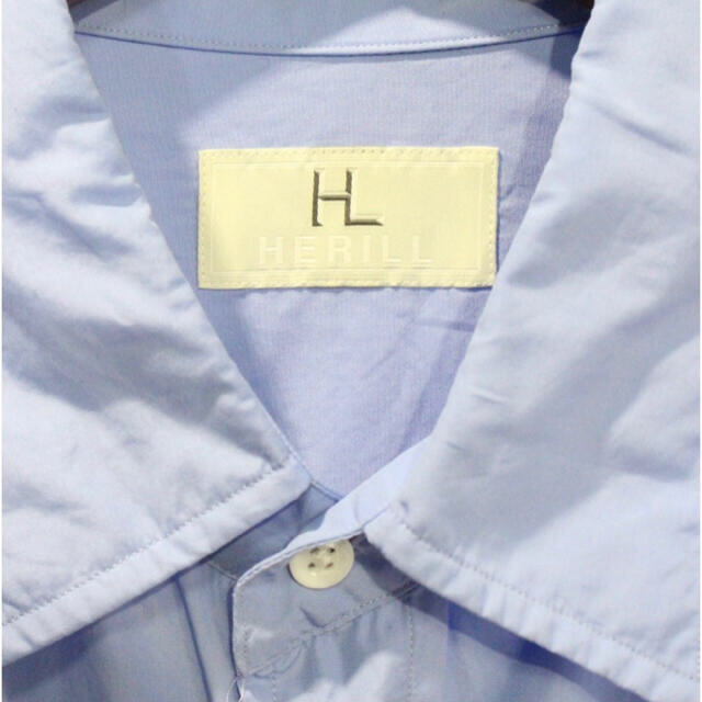 HERILL  ヘリル　SUVIN WORK SHIRTS（SAX） 4