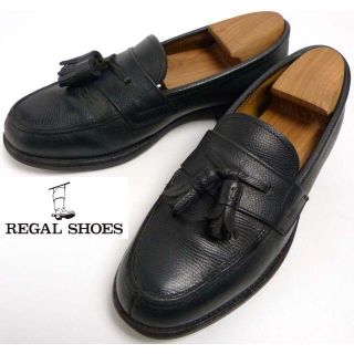 リーガル(REGAL)のREGAL リーガル シボ革 タッセルローファー　24 1/2EE(24.5cm(スリッポン/モカシン)