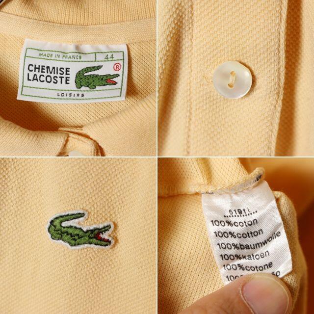 LACOSTE(ラコステ)の70s80s フレンチラコステ ノースリーブポロシャツ オレンジ ML ss19 レディースのトップス(ポロシャツ)の商品写真