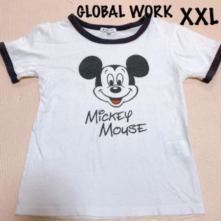 グローバルワーク(GLOBAL WORK)のグローバルワーク：ミッキーTシャツ　XXL(Tシャツ/カットソー)