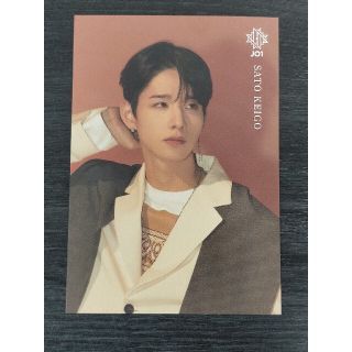 JO1 佐藤景瑚 タワレコカフェ ポストカード(アイドルグッズ)