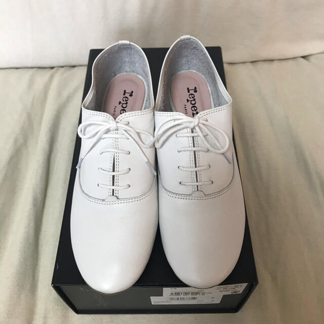 美品 repetto レースアップシューズ ジャズ  パテントレザー 37