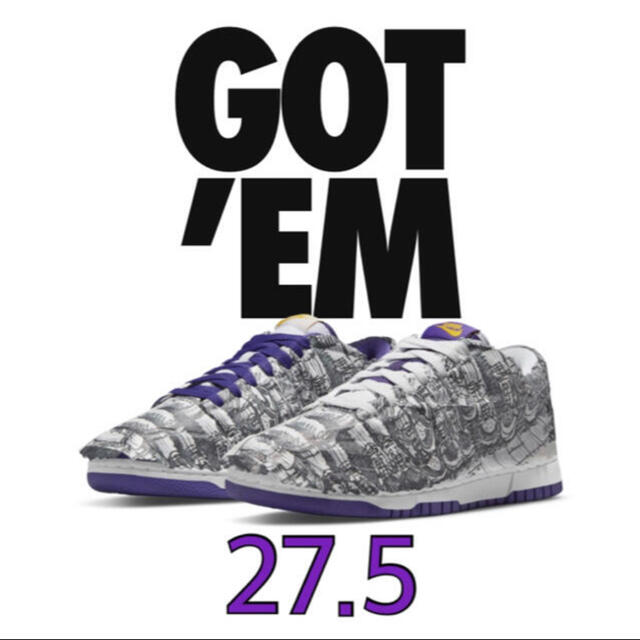 NIKE DUNK LOW MADE YOU LOOK WMNS 27.5cmスニーカー