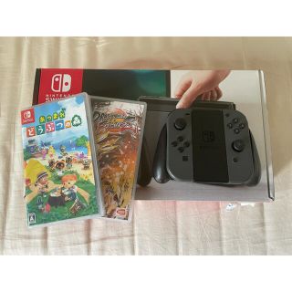 Nintendo Switch  (L) / (R) グレー  ソフト3種